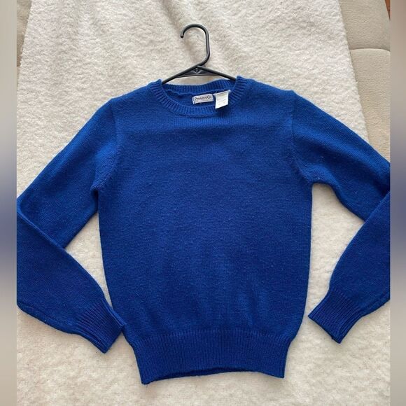 Vintage Present Co. Royal Blue Sweater Size Small - Picture 1 of 6